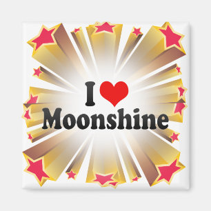 Imã Eu amo Moonshine