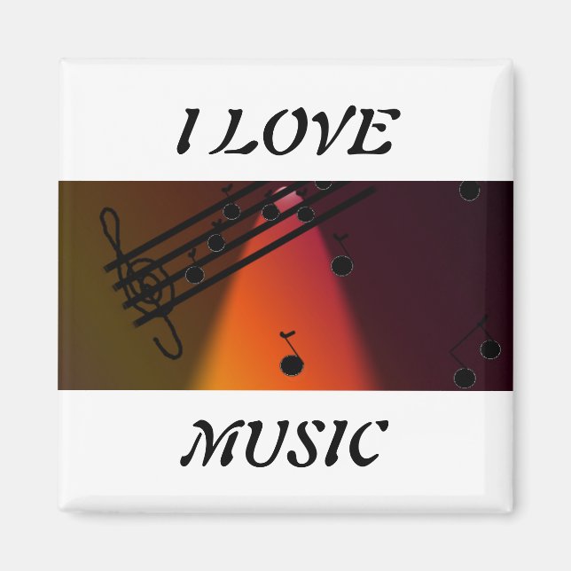 Imã Eu Amo Música (Frente)