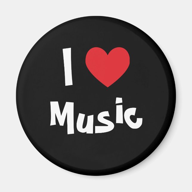 Imã Eu Amo Música (Frente)