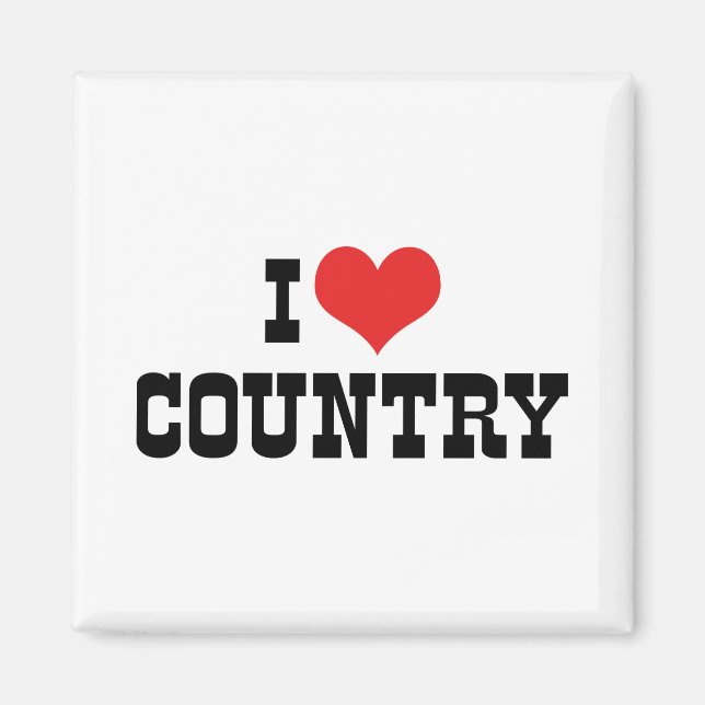 Imã Eu Amo Música country (Frente)