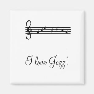 Imã Eu amo música Jazz