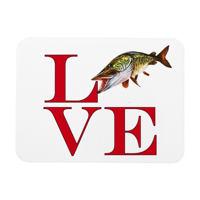 Ímã Eu Amo Muskie (Horizontal)