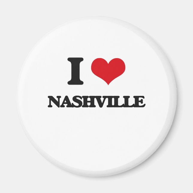 Imã Eu amo Nashville (Frente)