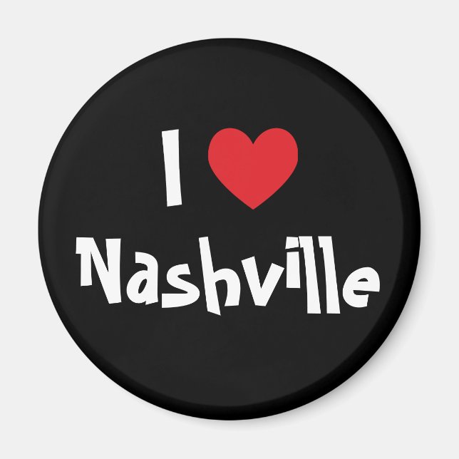 Imã Eu amo Nashville (Frente)