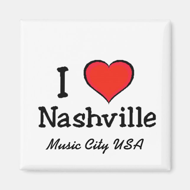 Imã Eu amo Nashville (Frente)