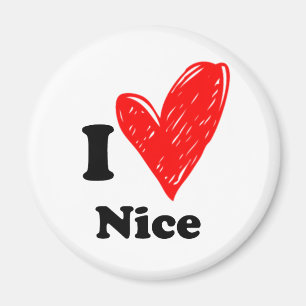 Imã Eu amo Nice