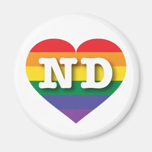 Imã Eu amo North Dakota Orgulho gay