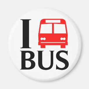Imã Eu amo o amor do ônibus I o ônibus do ônibus