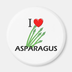 Imã Eu amo o aspargo