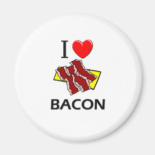 Imã Eu amo o bacon