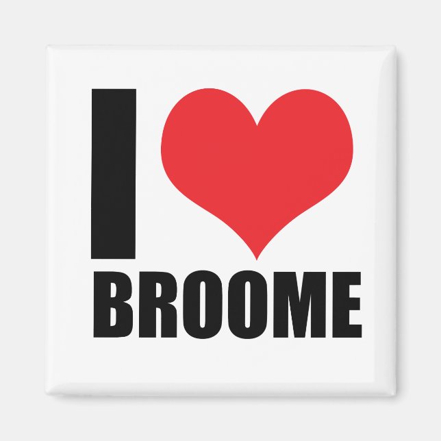 Imã Eu amo o Broome (Frente)