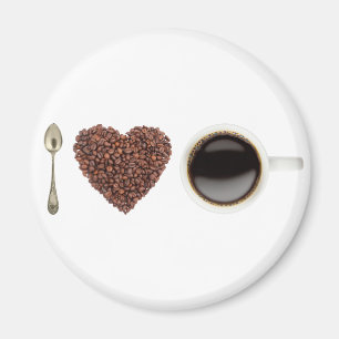 Imã Eu amo o café 01