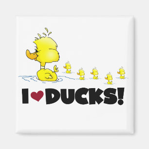 Imã Eu amo o camiseta e os presentes dos patos