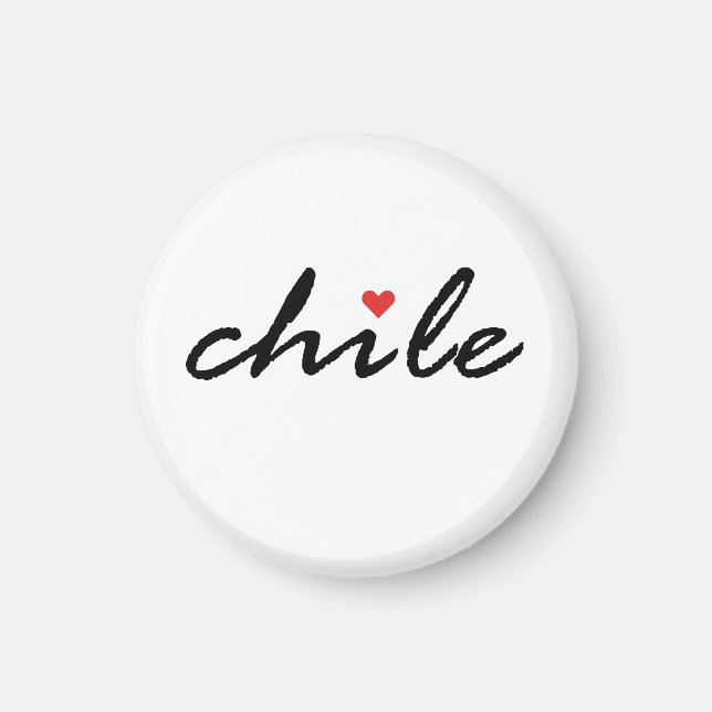 Imã Eu amo o Chile (Frente)