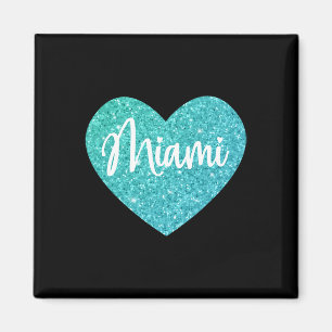 Imã Eu Amo o Coração da Flórida em Miami