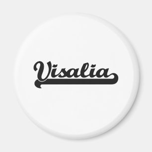 Imã Eu amo o design clássico de Visalia Califórnia