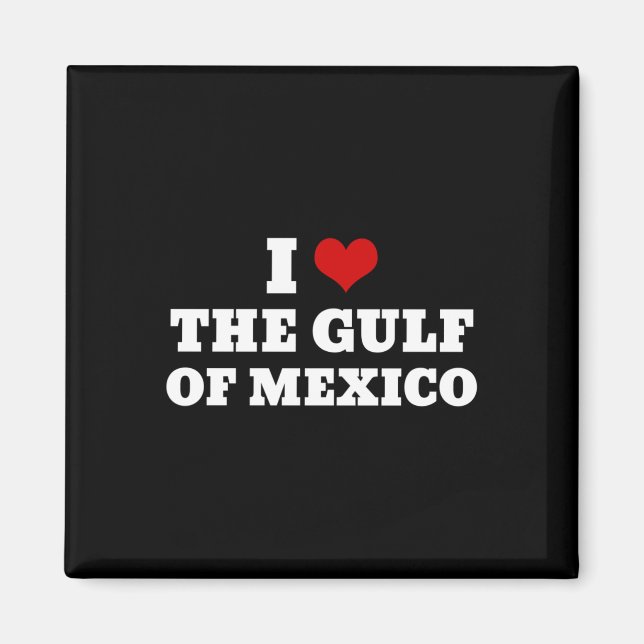 Imã Eu Amo O Golfo Do México Usa Meme Long Slee Engraç (Frente)