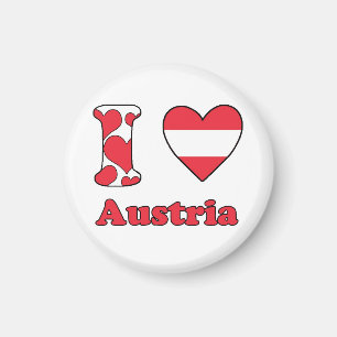 Imã Eu amo o ímã da Áustria
