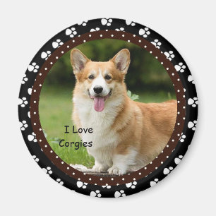 Imã Eu amo o ímã de Corgies