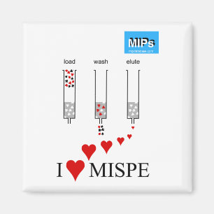 Imã Eu amo o ímã de MISPE