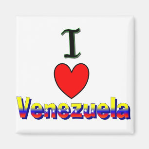 Imã Eu amo o ímã de Venezuela