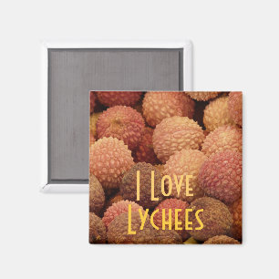 Imã Eu amo o ímã dos Lychees