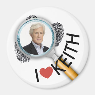 Imã Eu amo o ímã verdadeiro do crime de Keith