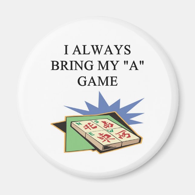 Imã eu amo o jogador mahjong (Frente)