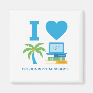 Imã Eu Amo O Magnet Da Escola Virtual Da Flórida