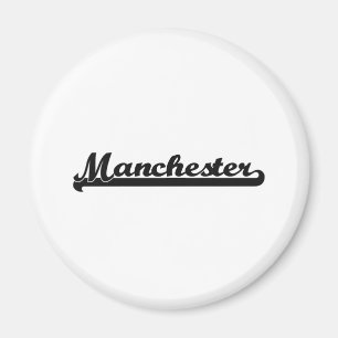 Imã Eu amo o Manchester New Hampshire Classic Design