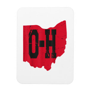 Ímã Eu Amo O Meu Script Home De Ohio, Ohio Buckeye Sta