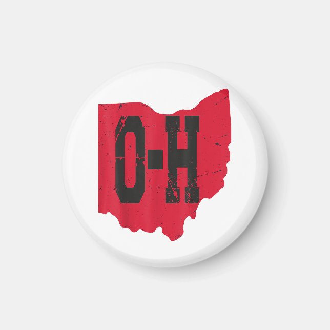Imã Eu Amo O Meu Script Home De Ohio, Ohio Buckeye Sta (Frente)