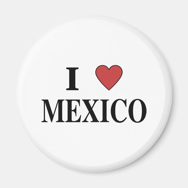 Imã Eu Amo o México (Frente)