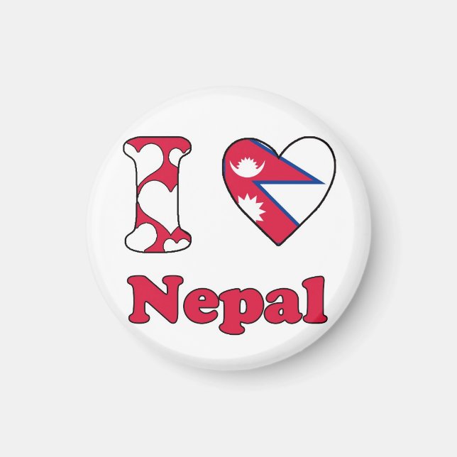 Imã Eu amo o Nepal (Frente)