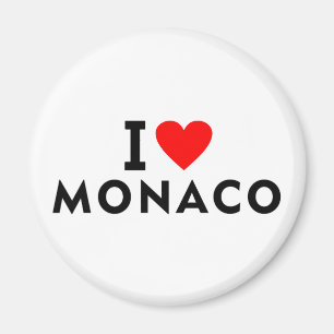 Imã Eu amo o país de Monaco como o turismo do viagem