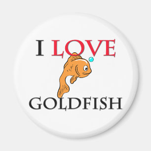 Imã Eu amo o peixe dourado