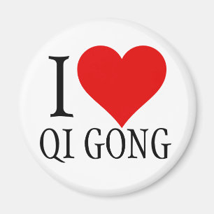 Imã Eu amo o Qi Gong Magnet