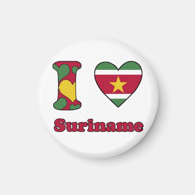 Imã Eu amo o Suriname (Frente)