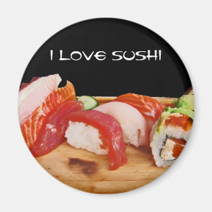 Imã Eu amo o sushi