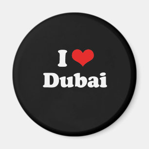 Imã Eu amo o Tshirt de Dubai