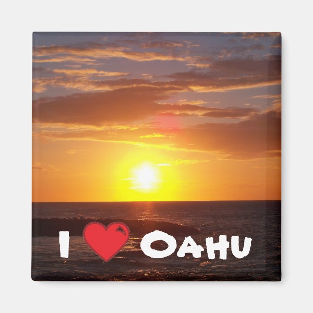 Imã Eu Amo Oahu (Frente)