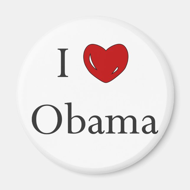 Imã Eu amo Obama (Frente)