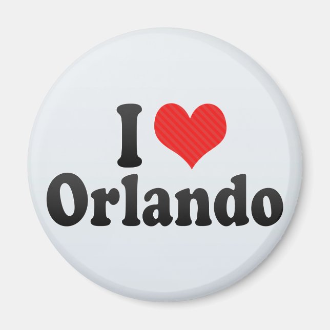 Imã Eu Amo Orlando (Frente)