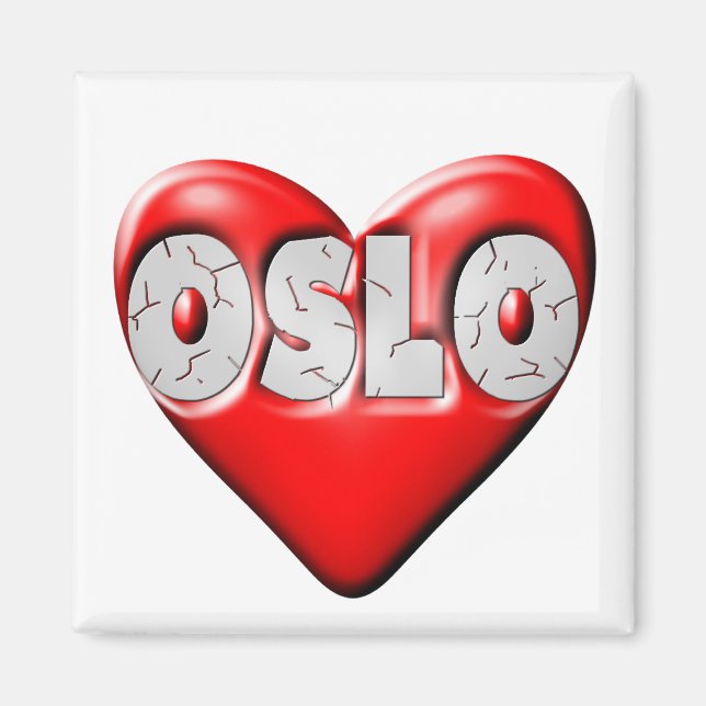 Imã Eu amo Oslo Noruega (Frente)