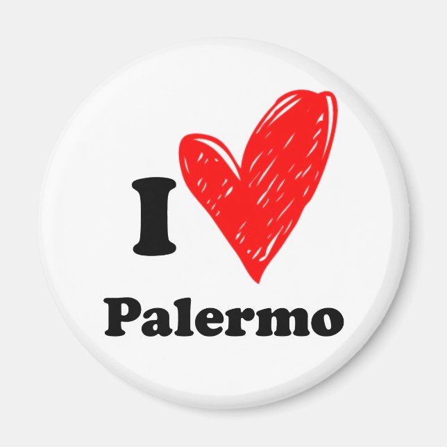 Imã Eu Amo Palermo (Frente)