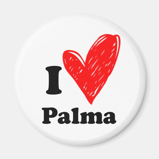 Imã Eu Amo Palma (Frente)