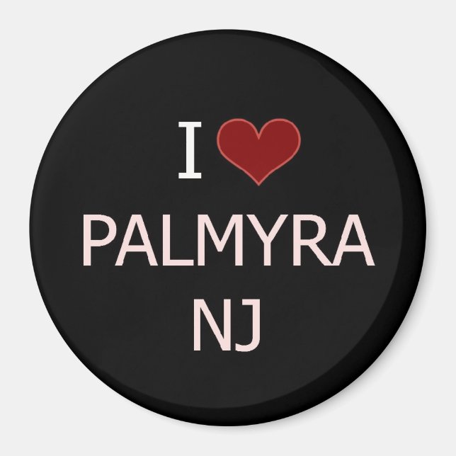 Imã Eu Amo Palmyra, NJ (Frente)
