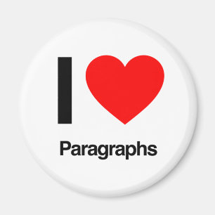 Imã eu amo parágrafos