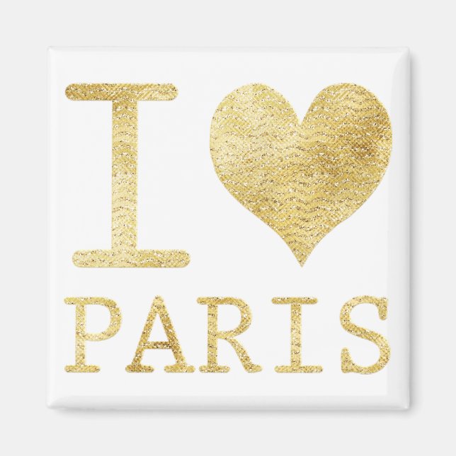 Imã Eu Amo Paris (Frente)