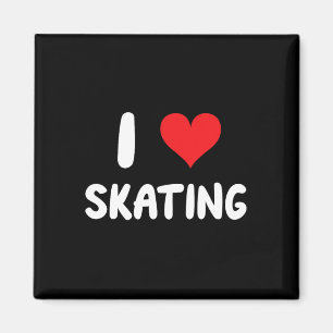 Imã Eu Amo Patinação - Patinador Patinação Skate Skate